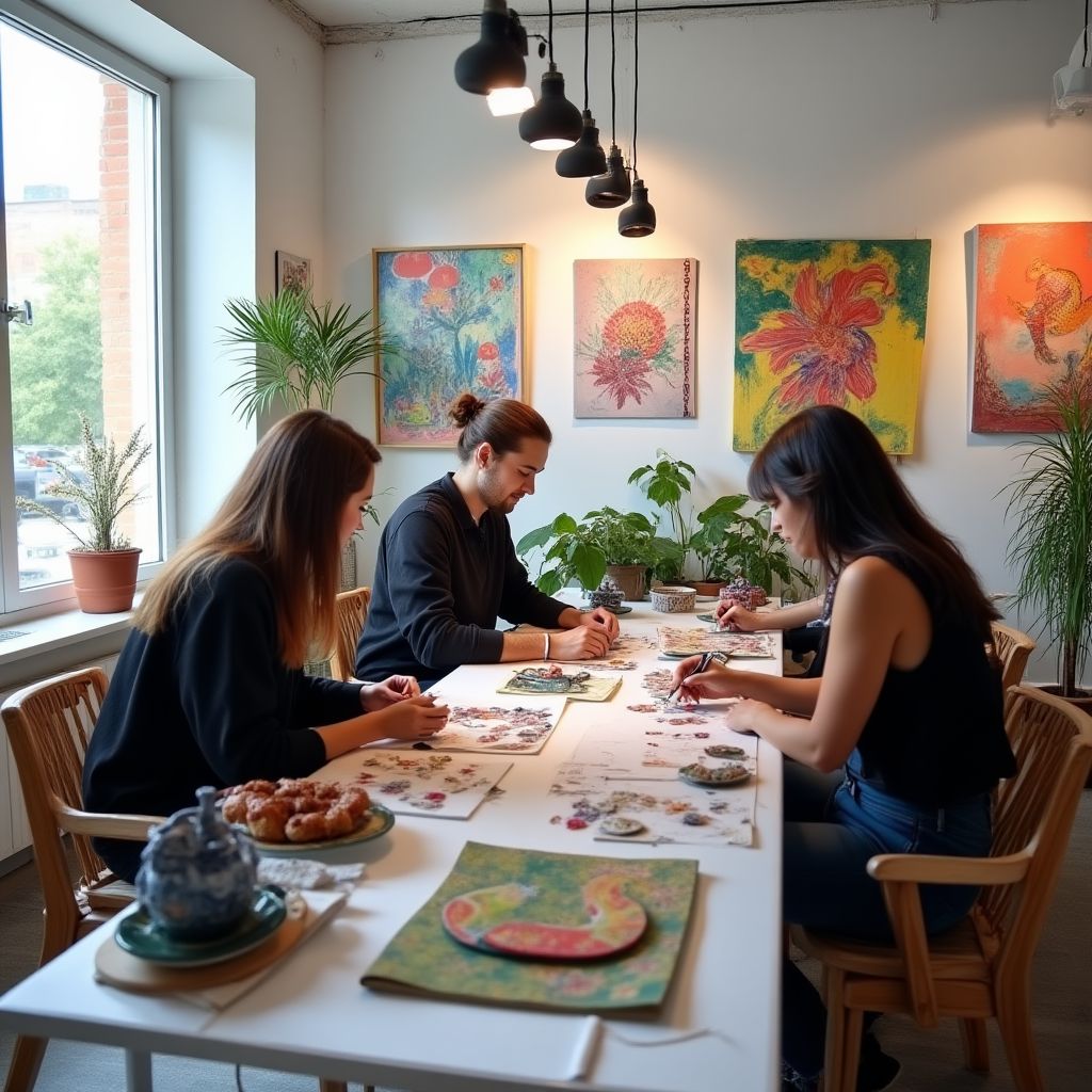 Nuestro equipo de diseñadores trabajando